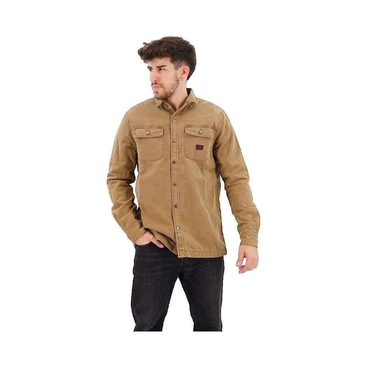 Men's Shirts Superdry Brown