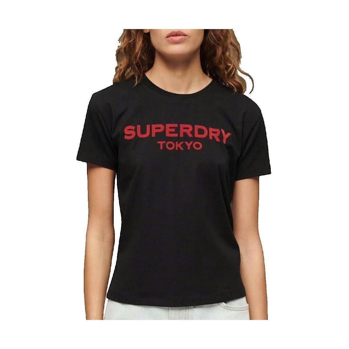 Women's T-Shirts Superdry Khaki