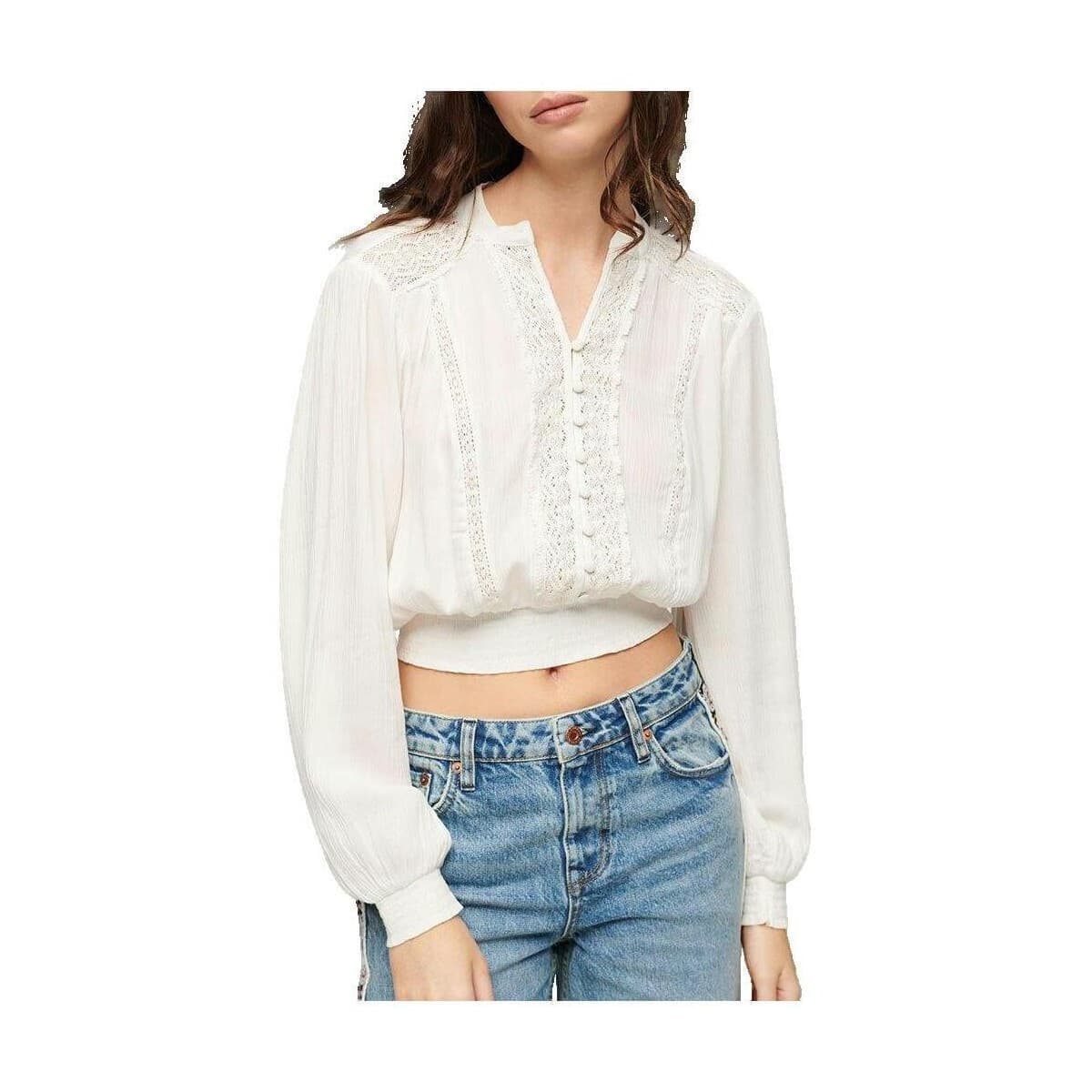 Women's T-Shirts Superdry Blue