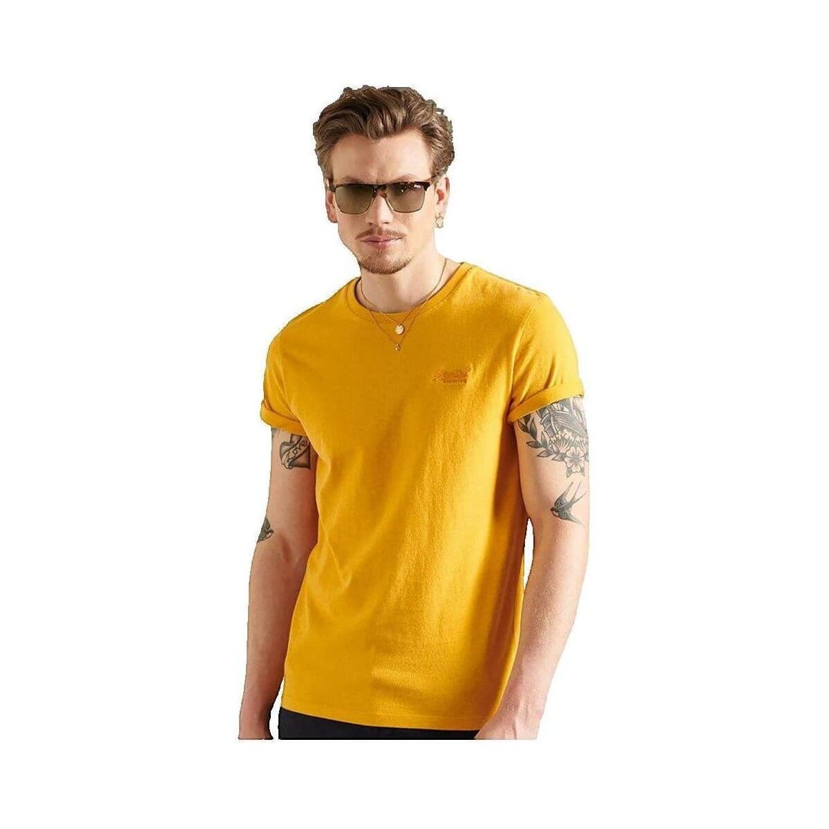 Men's T-Shirts Superdry Yellow