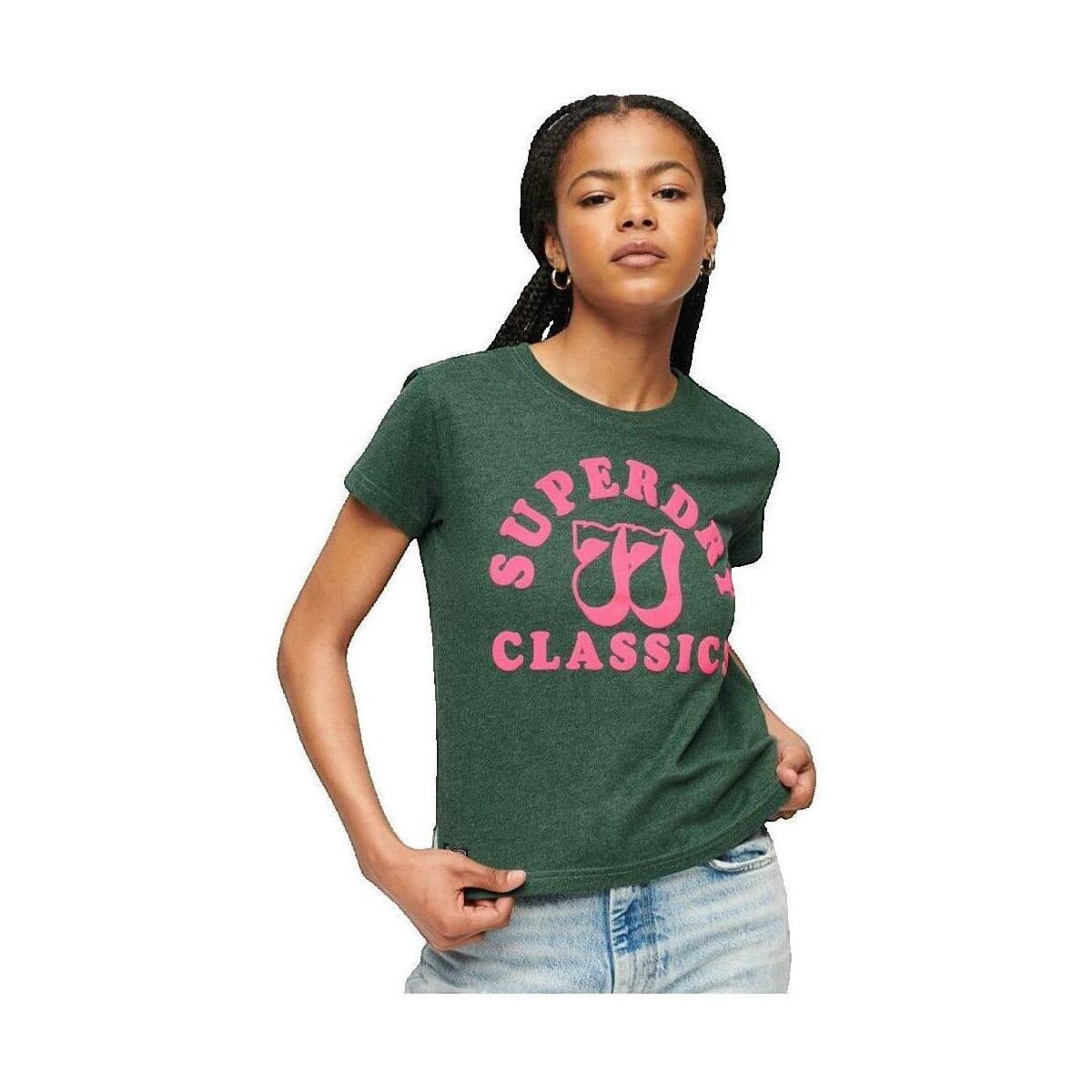 T-shirt με κοντά μανίκια Superdry T-shirt Archive Neon Graphic