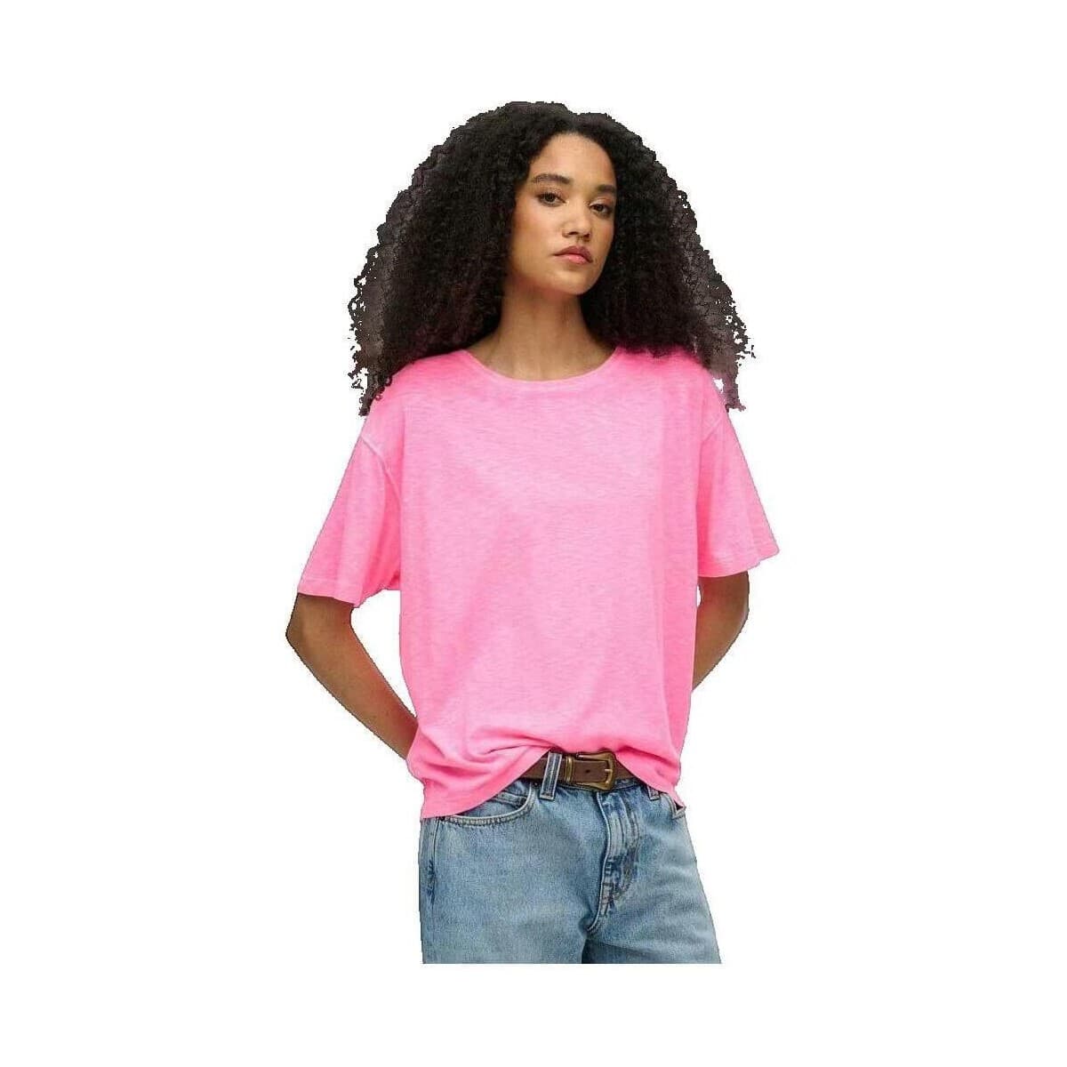 Women's T-Shirts Superdry Pink