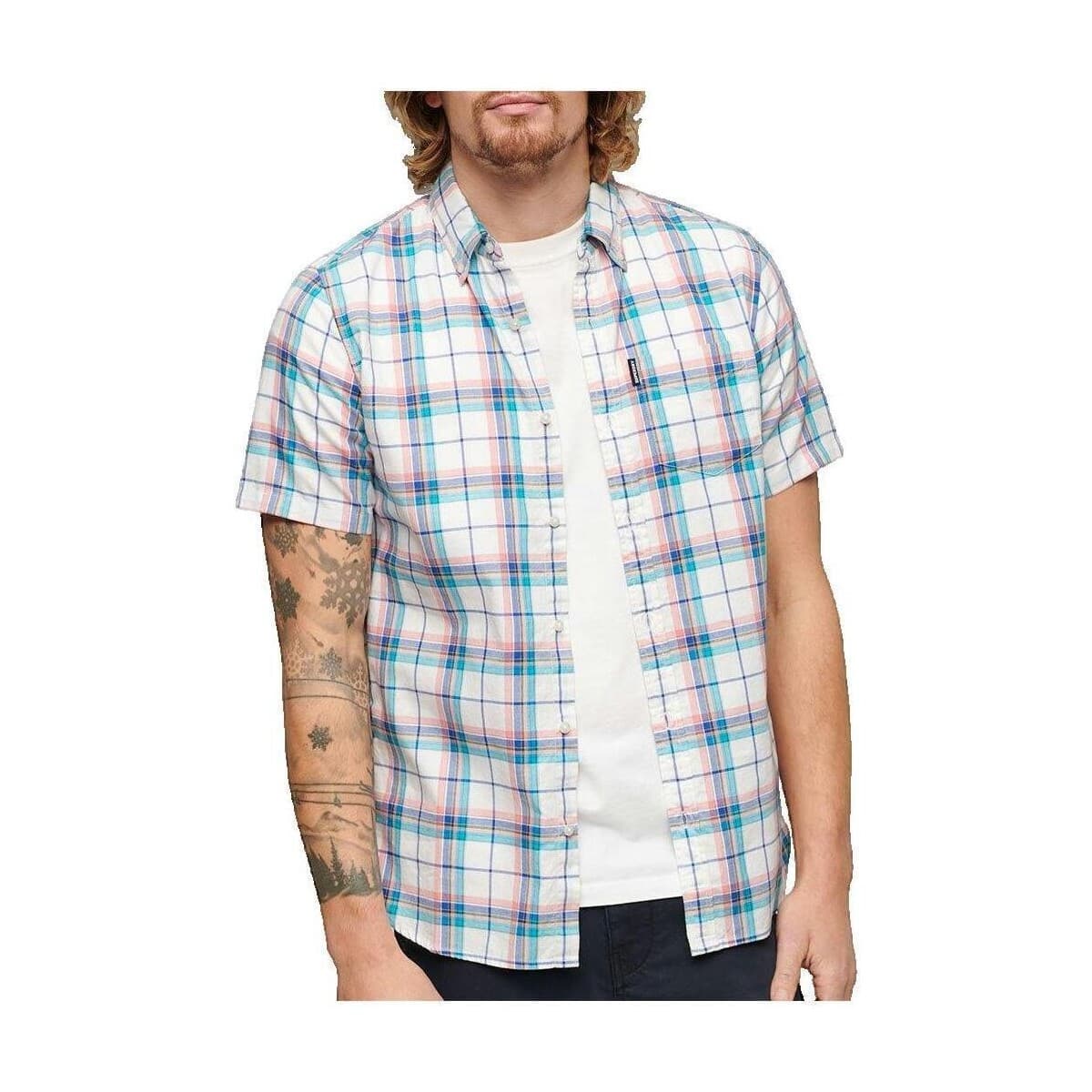 Men's Shirts Superdry Multicolor