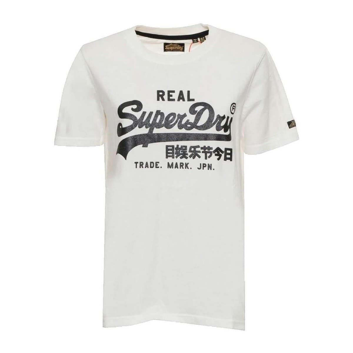 Women's T-Shirts Superdry Beige