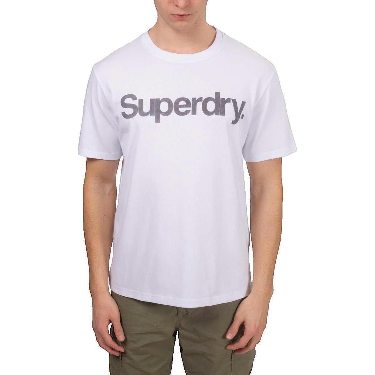 Men's T-Shirts Superdry White