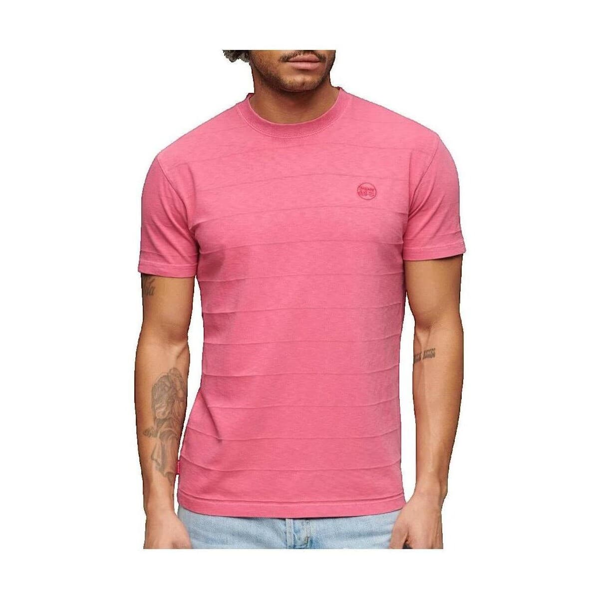 Men's T-Shirts Superdry Pink