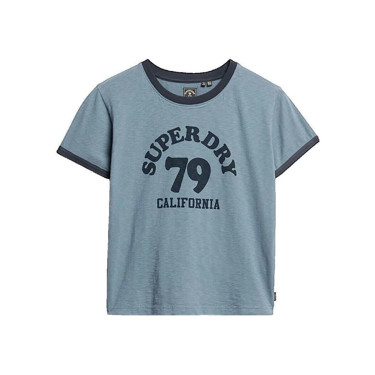 T-shirt με κοντά μανίκια Superdry T-shirt ajusté Beach Graphic
