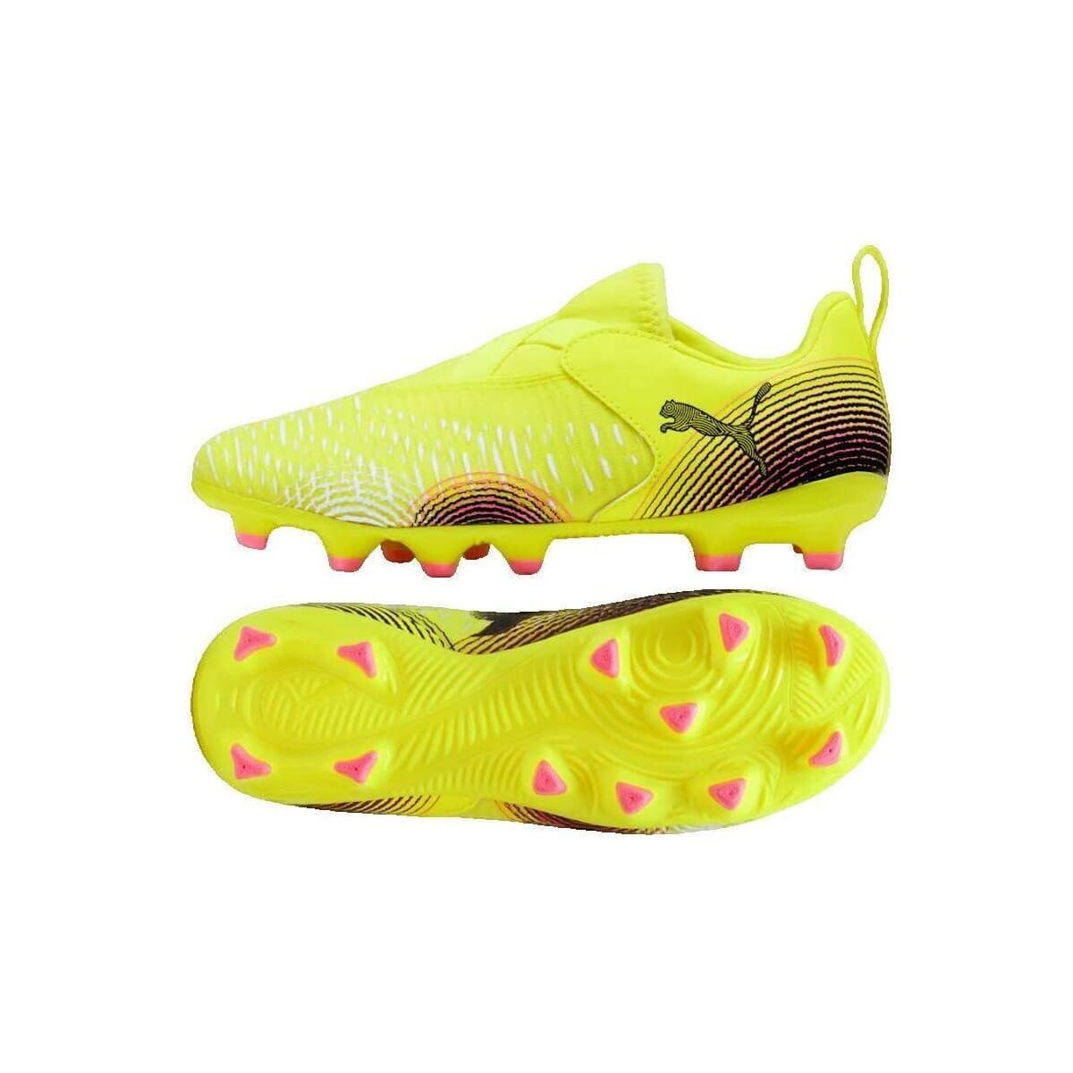 Boys' Football Boots Puma Yellow