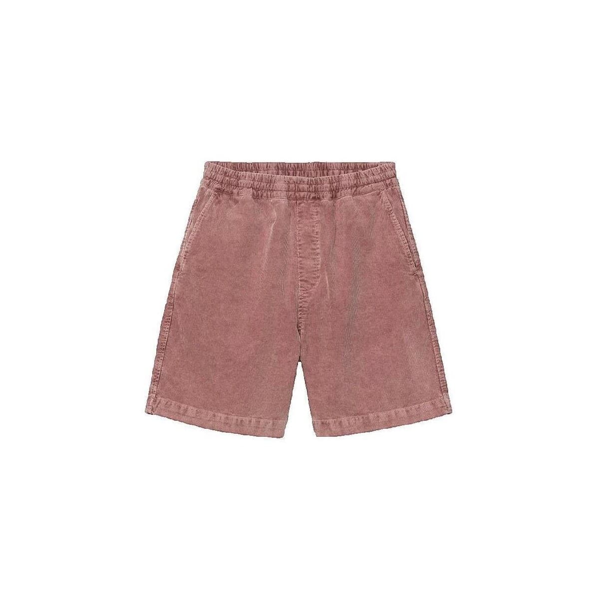 Shorts & Βερμούδες Carhartt Short WIP Reynold en velours côtelé rose