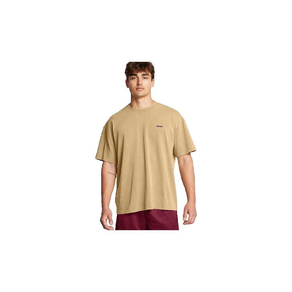 Men's T-Shirts Under Armour Brown