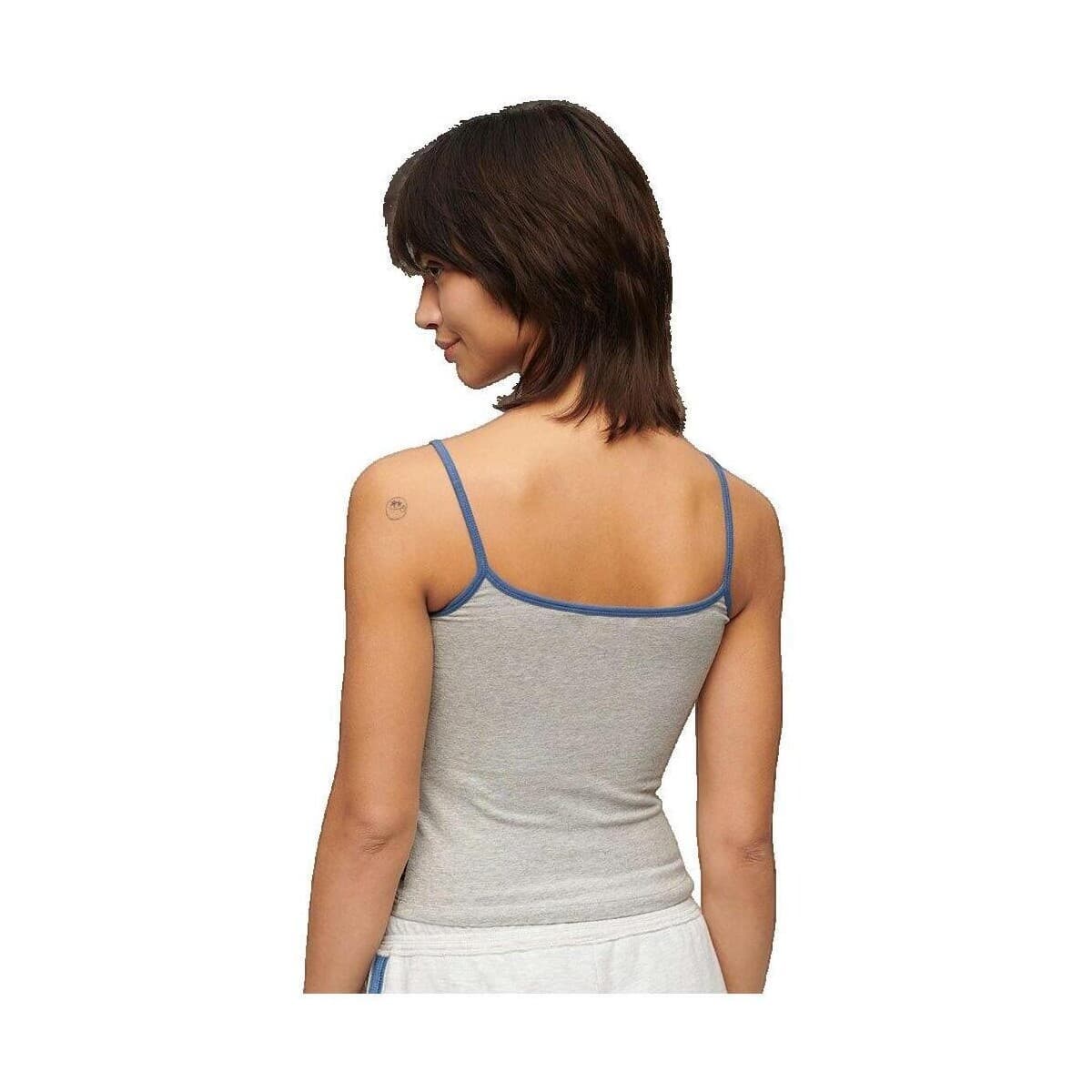 Women's Sleeveless Tops Superdry Gray