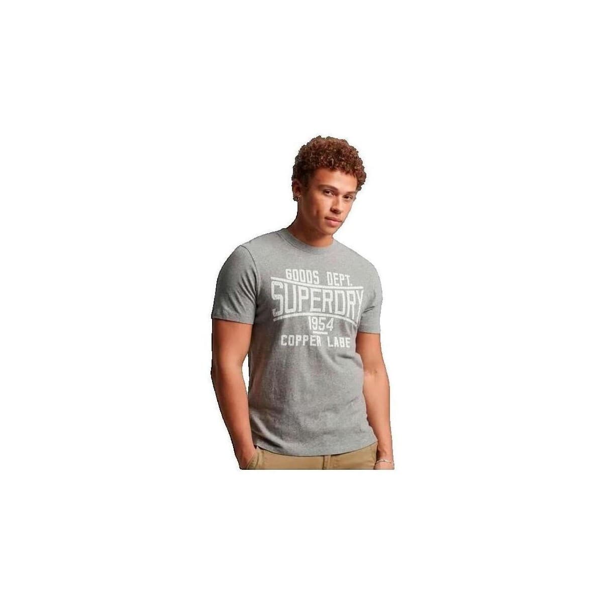 Men's T-Shirts Superdry Gray