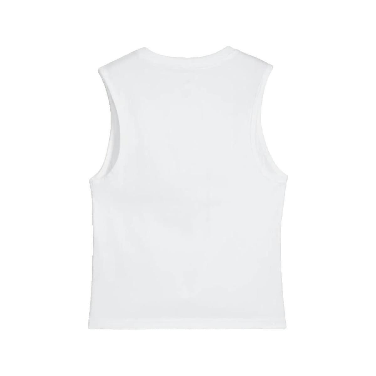 Women's Sleeveless Tops Puma White