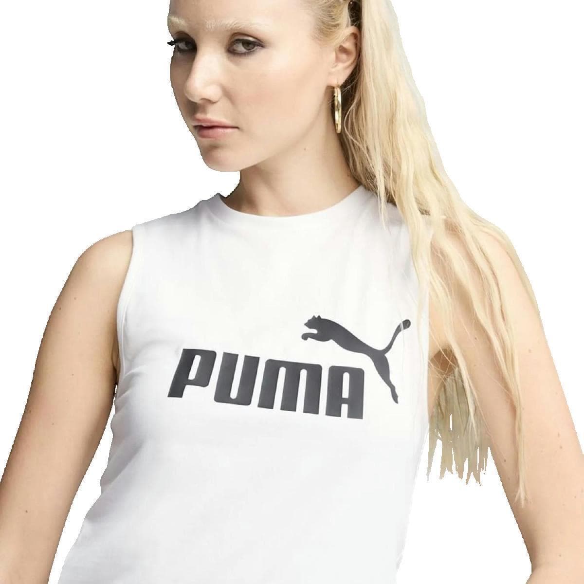 Women's Sleeveless Tops Puma White