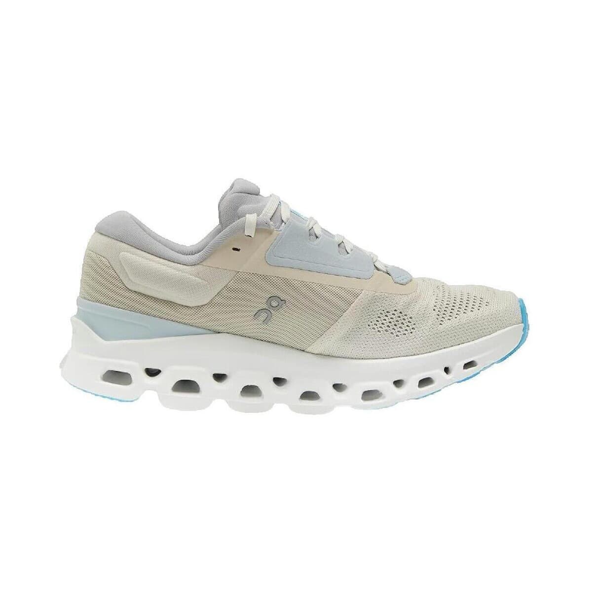 Women's Running Shoes On Running Beige