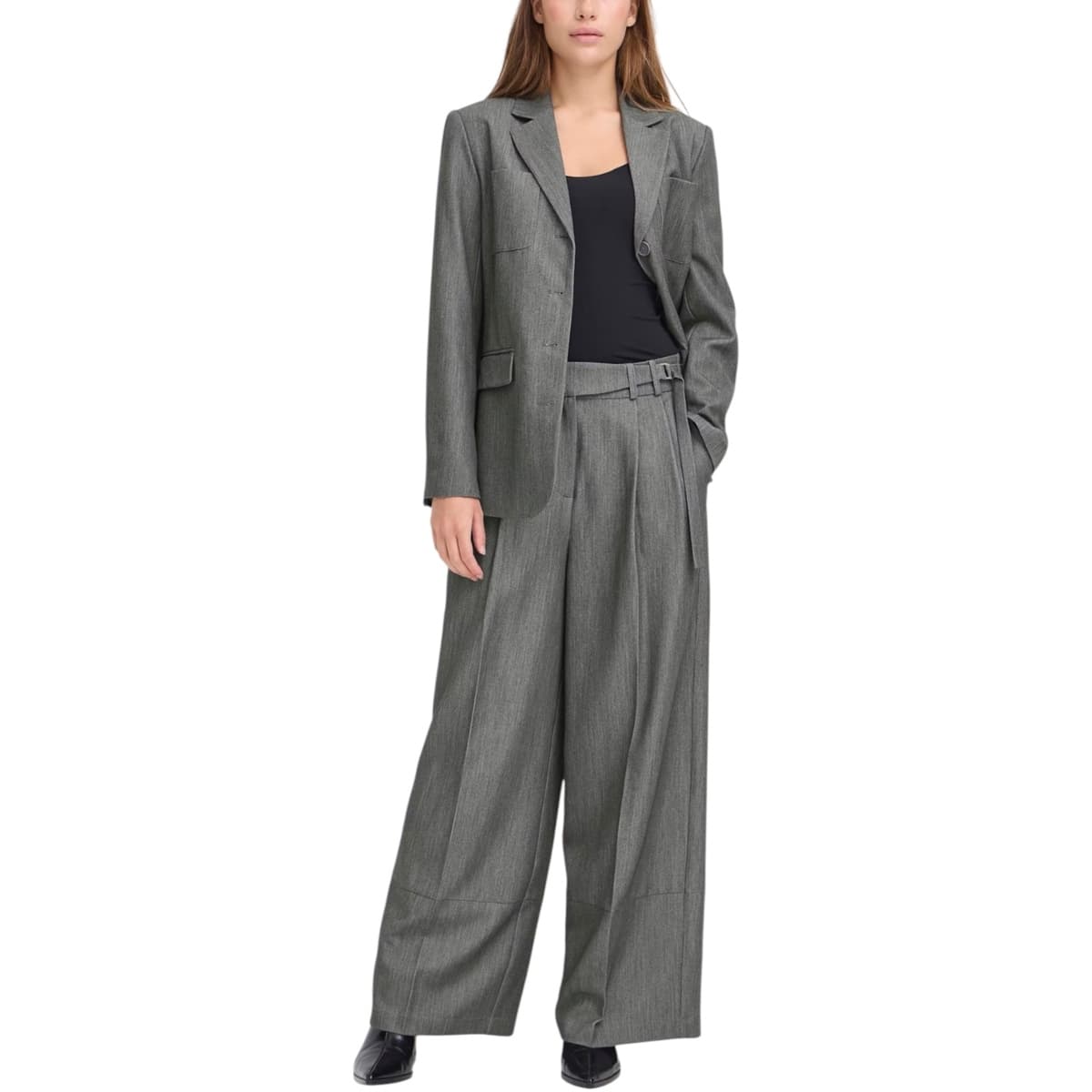 Women's Pants Ichi Gray