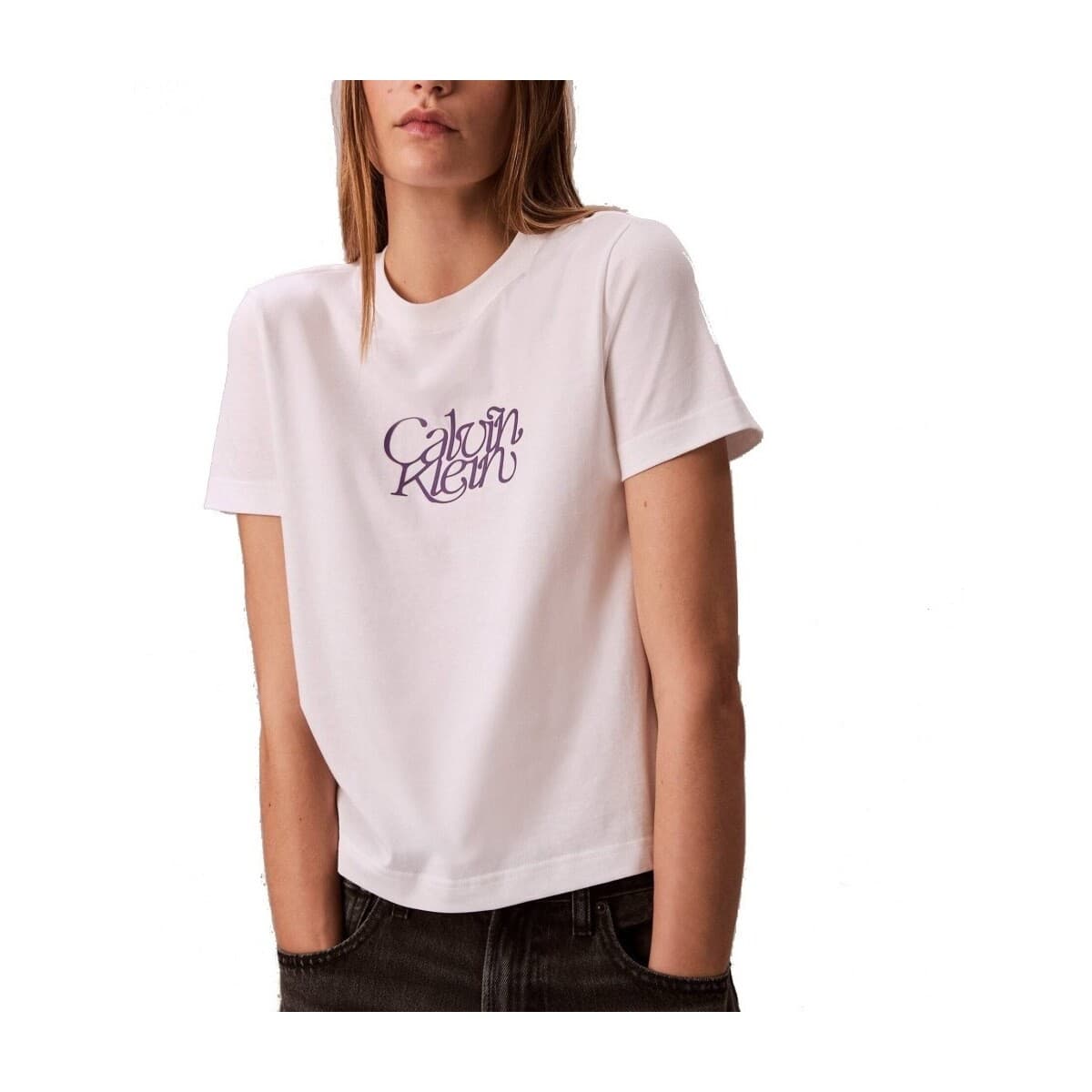 Women's T-Shirts Calvin Klein White