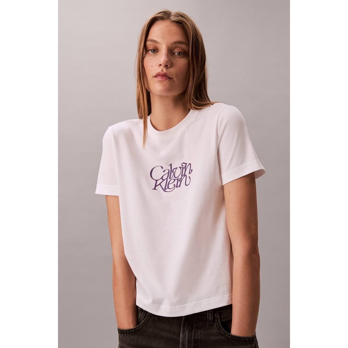 Women's T-Shirts Calvin Klein White