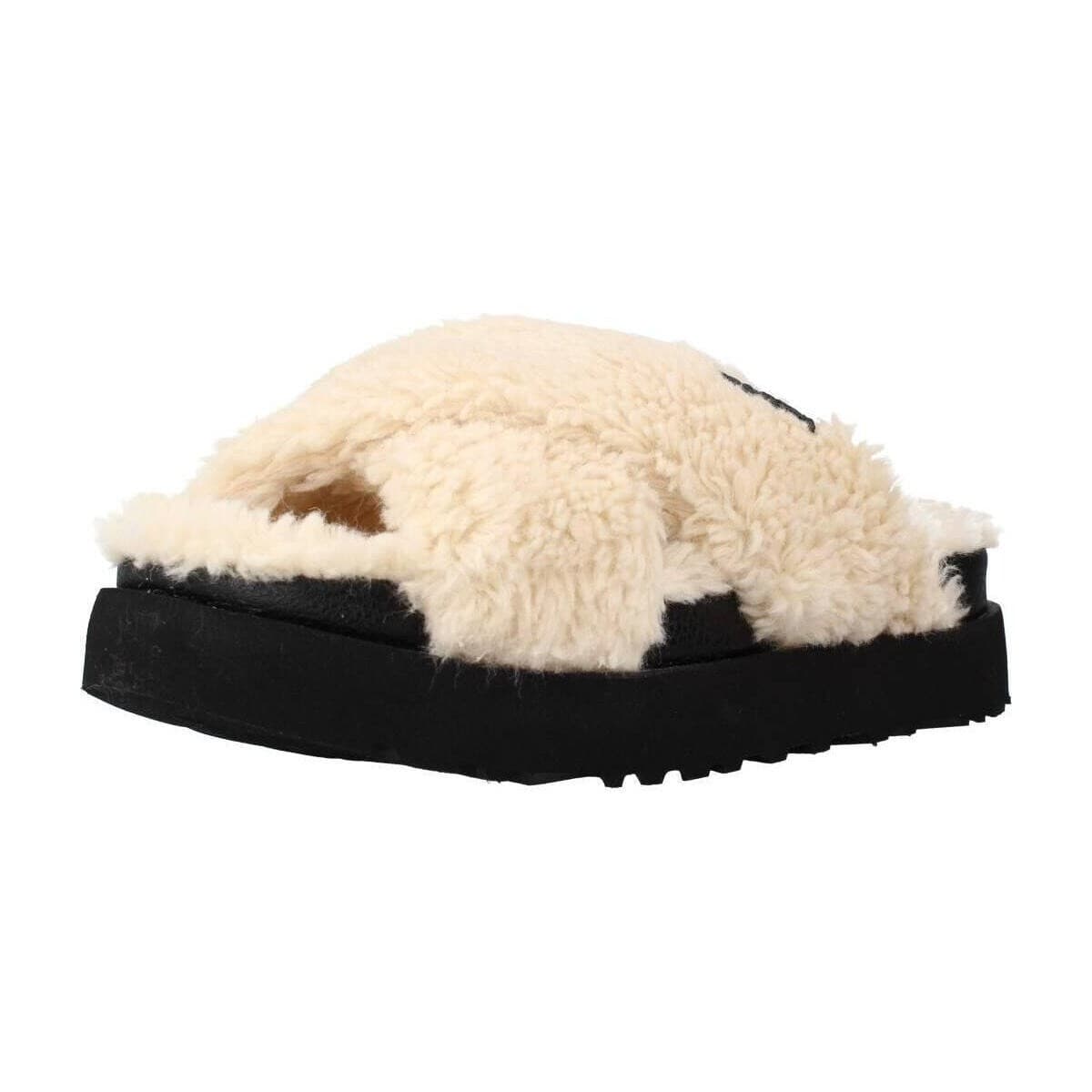 Παντόφλες UGG Zapatillas Hogar Mujer Modèle W Fuzz Sugar Cross Slide