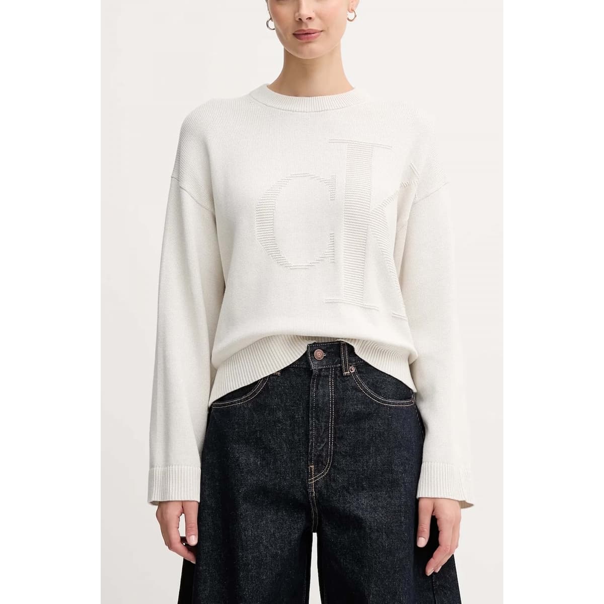 Women's Sweaters Calvin Klein White