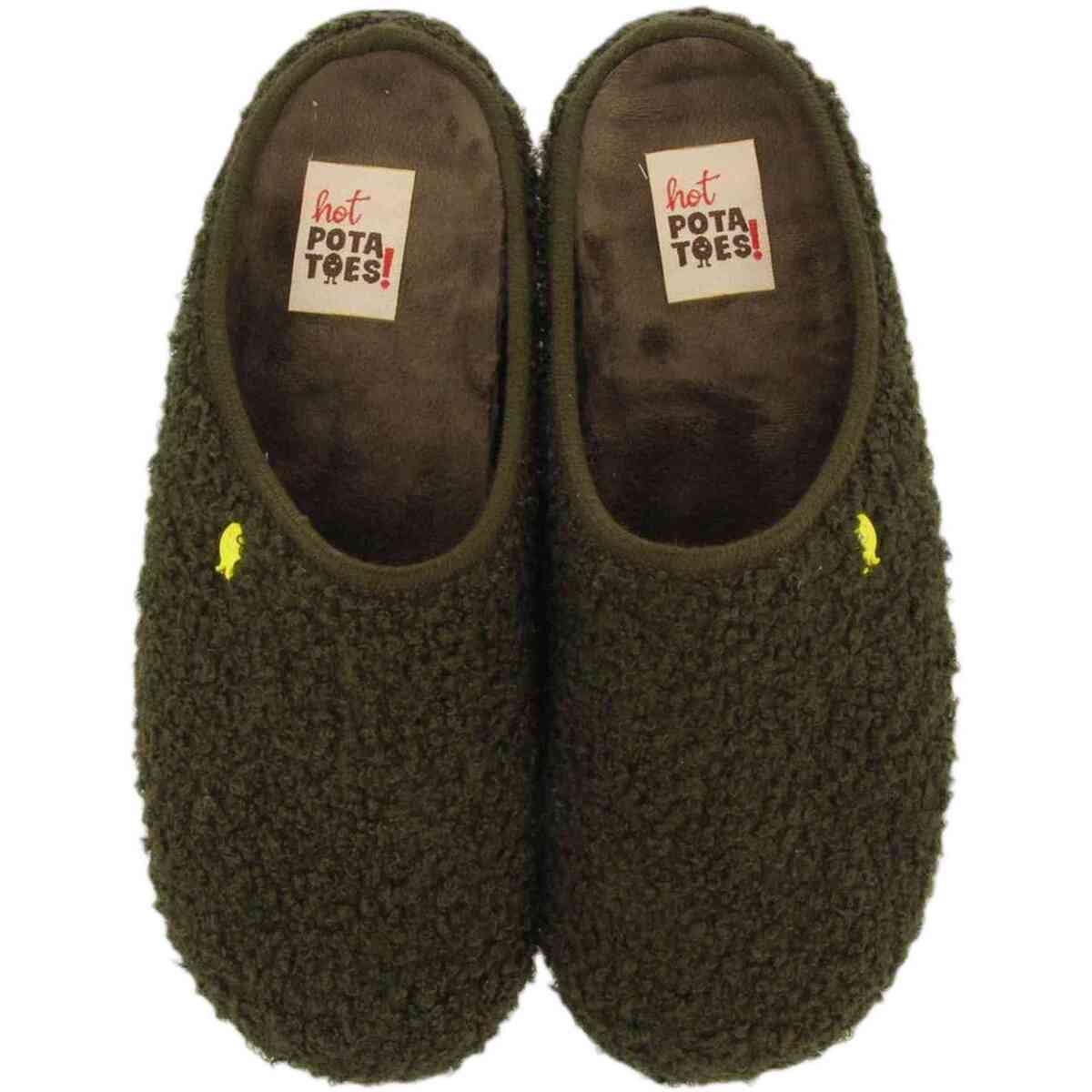 Men's House Slippers Hot Potatoes Green