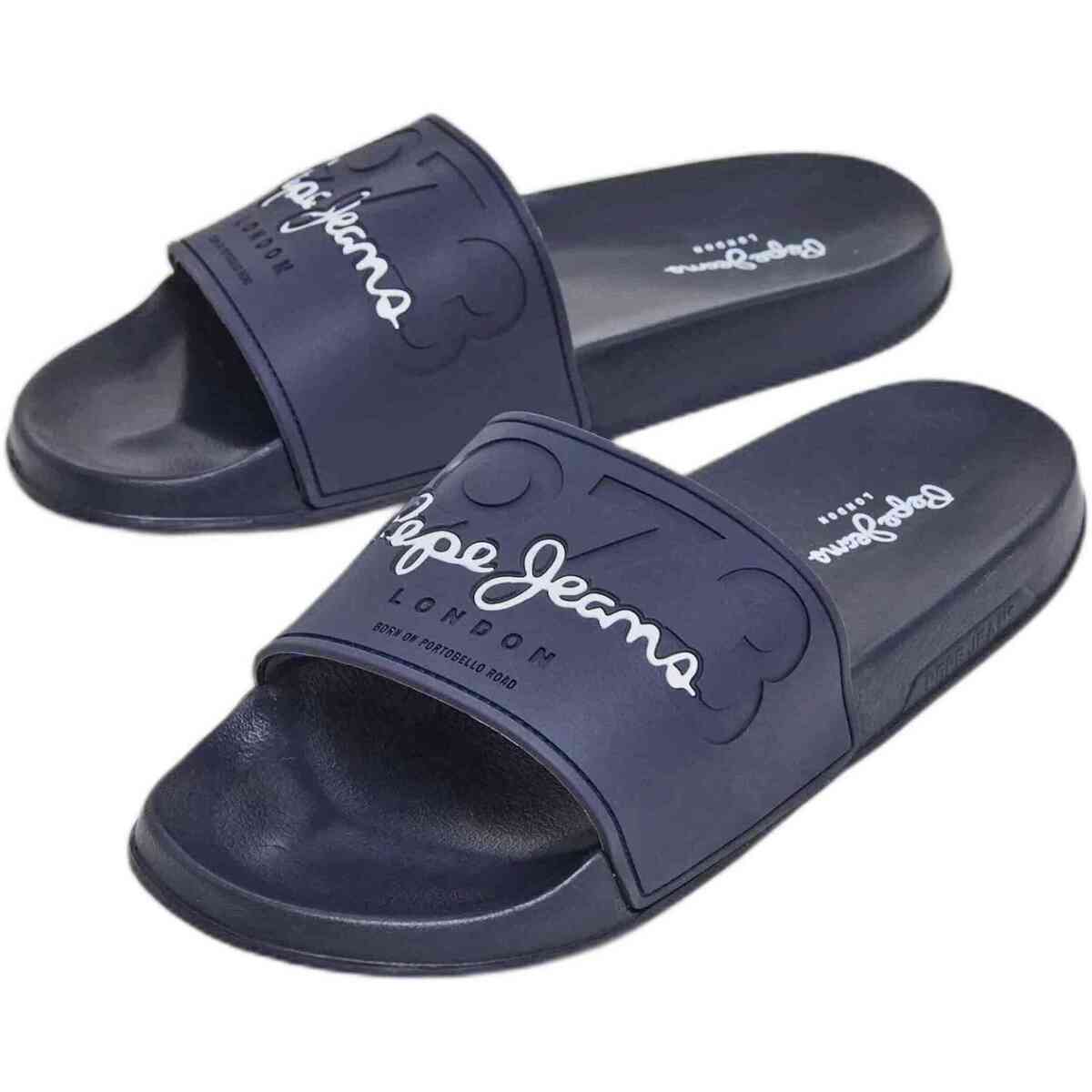 Pepe Jeans SLIDER YOUNG Παντόφλες PMS70147-588 Μπλέ