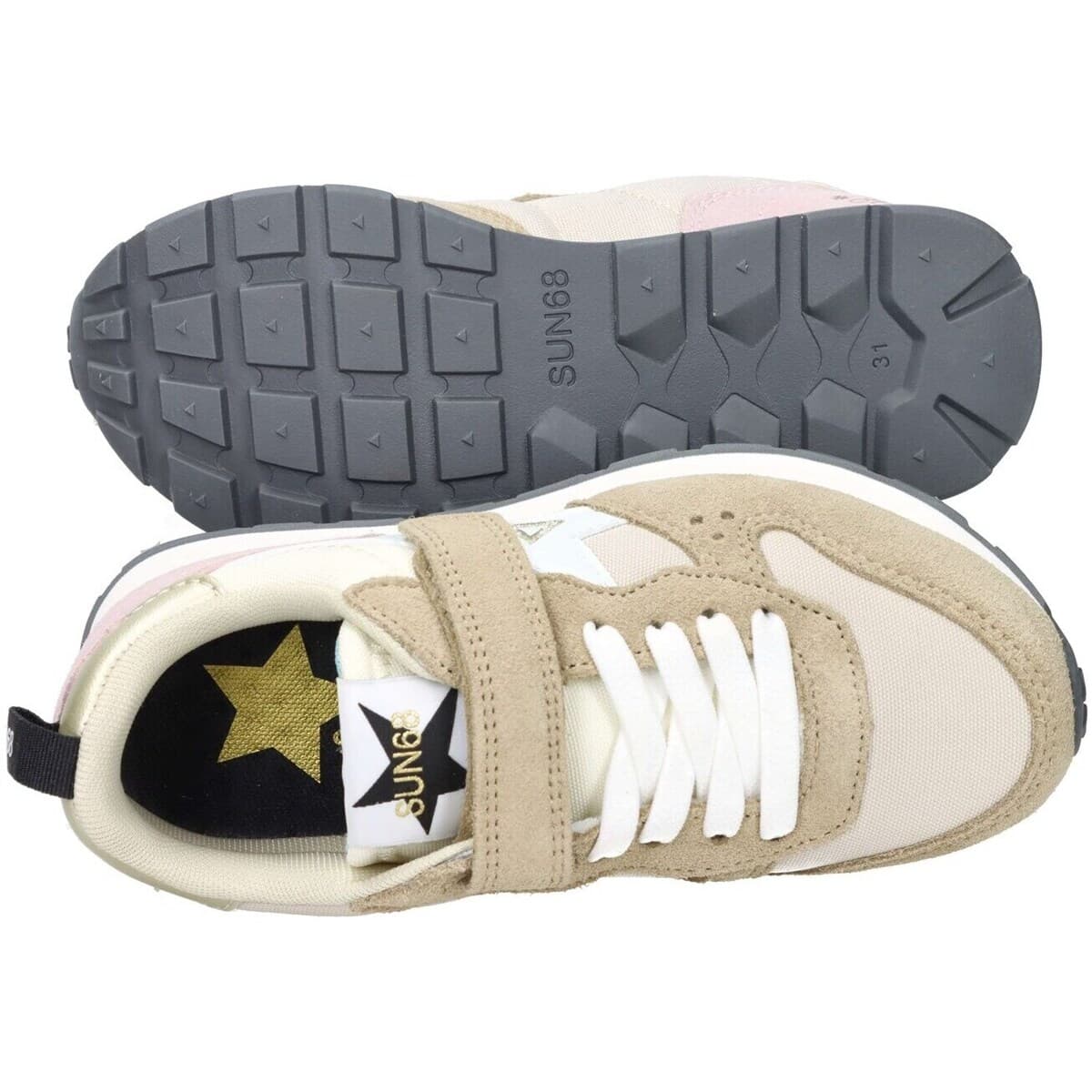 Girls' Sneakers Sun68 Beige