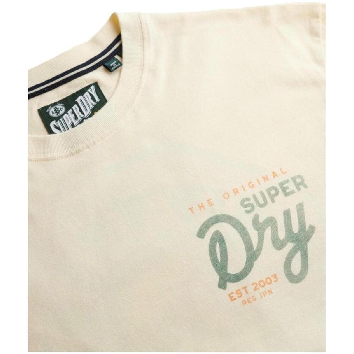 Men's T-Shirts Superdry Yellow