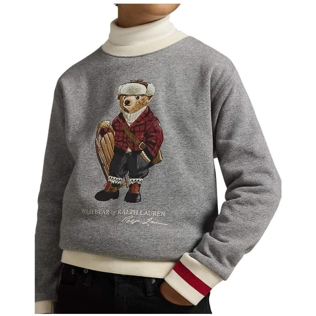 Boys' T-Shirts Polo Ralph Lauren Gray