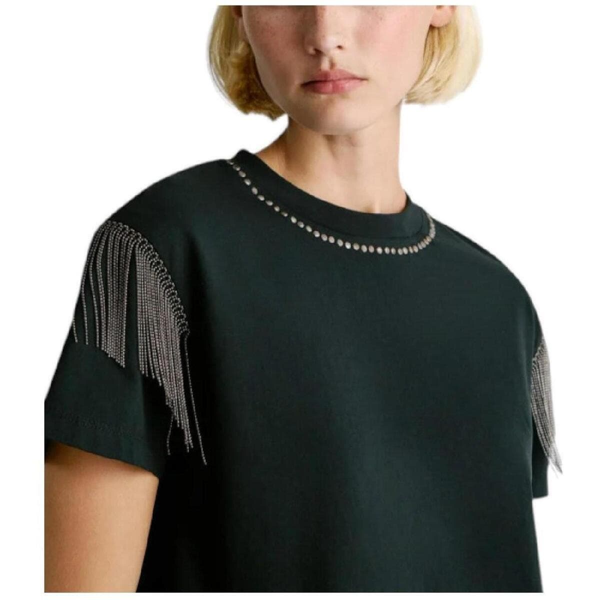 Women's T-Shirts Pepe Jeans Black