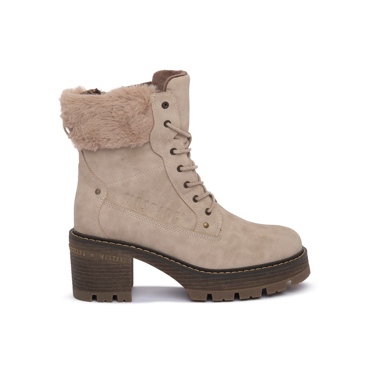 Men's Boots Mustang Beige