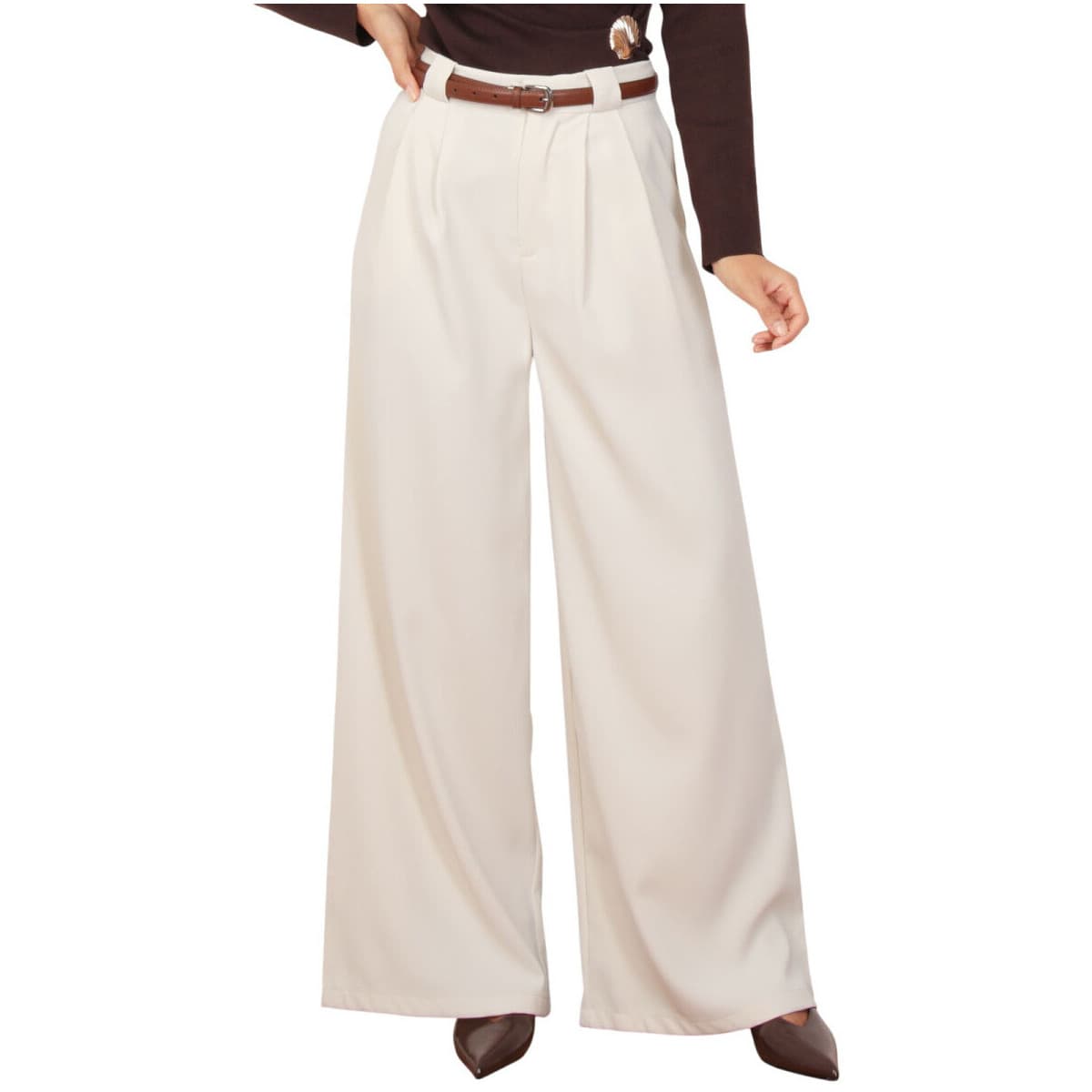 Women's Pants La Modeuse Beige