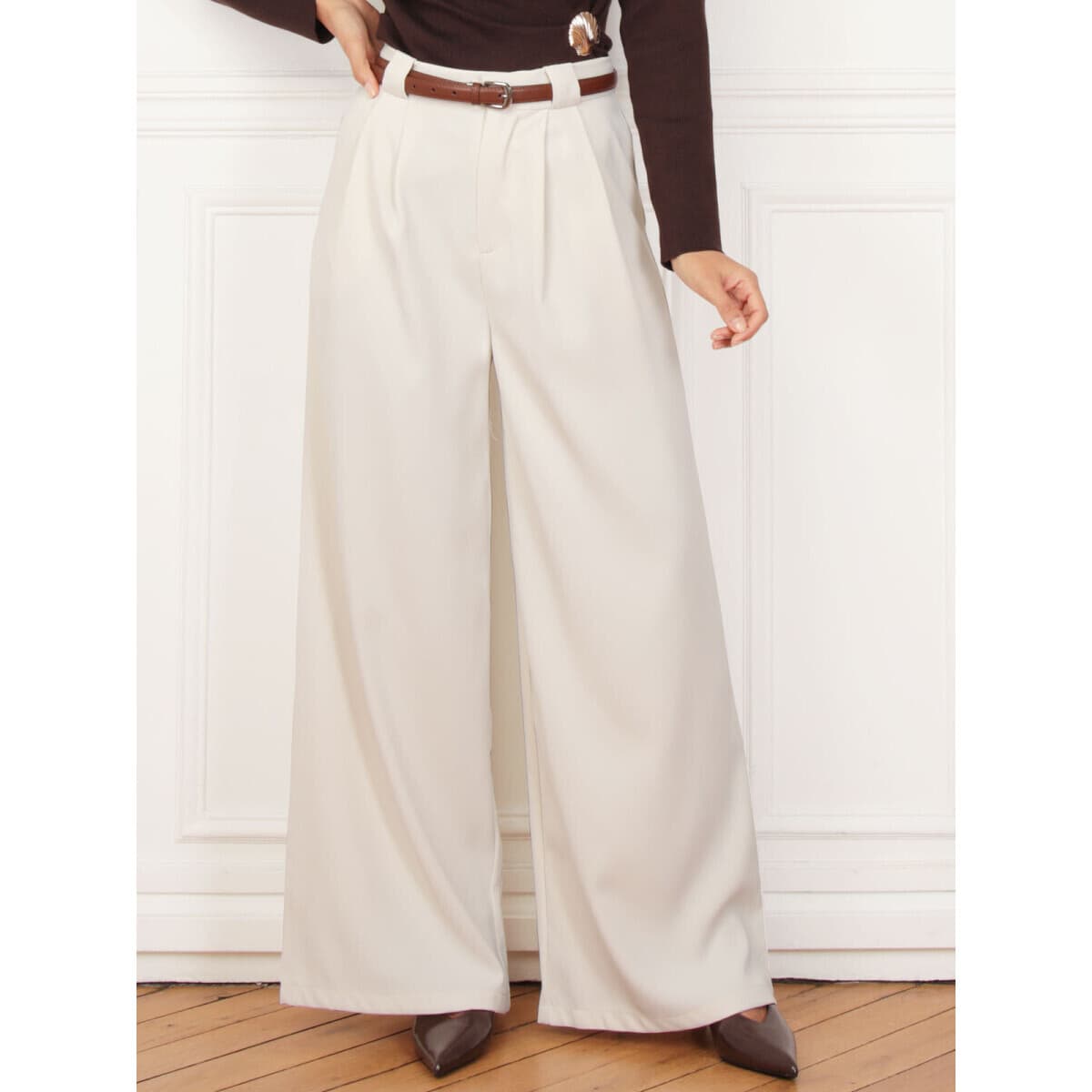 Women's Pants La Modeuse Beige