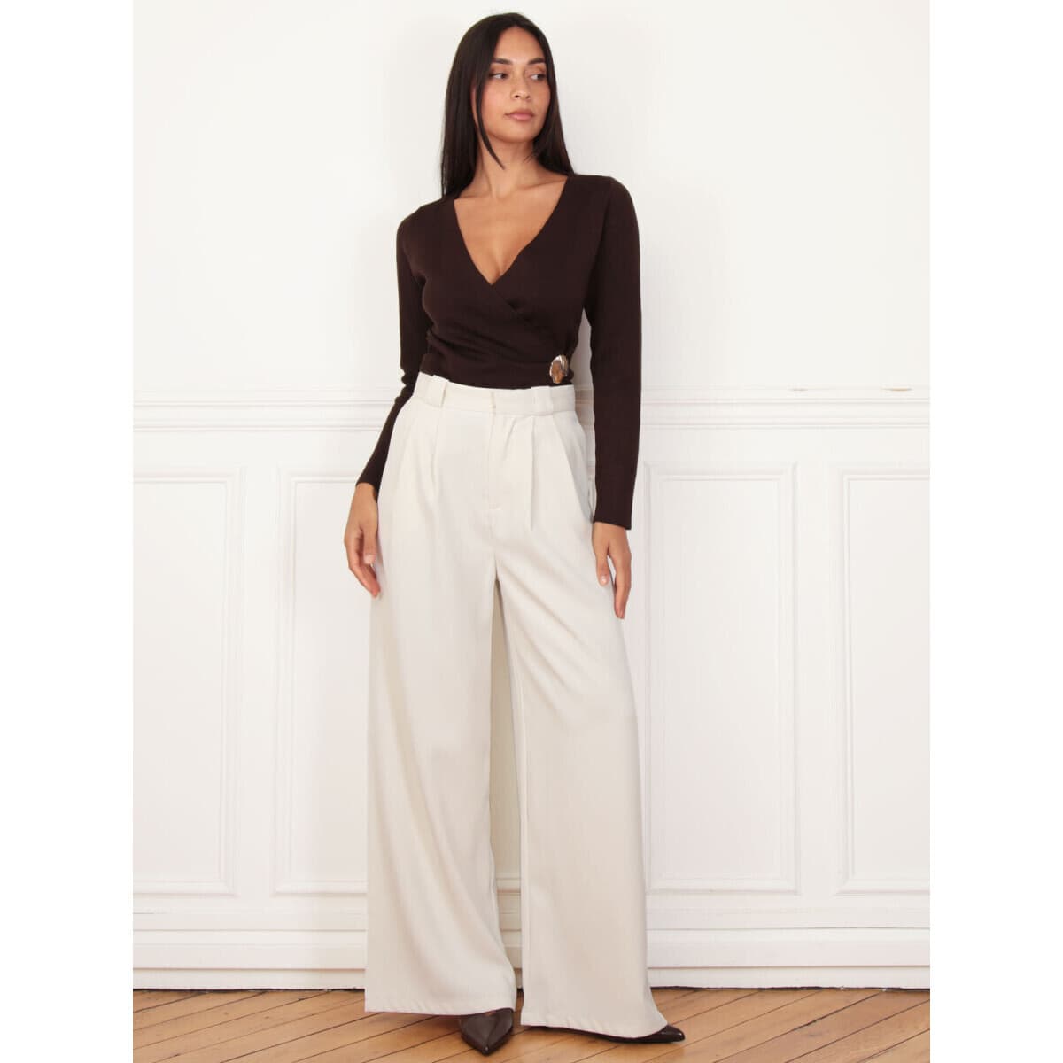 Women's Pants La Modeuse Beige