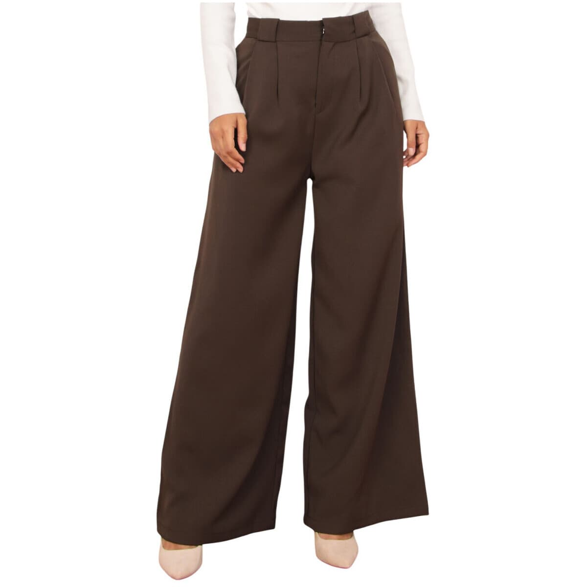 Women's Pants La Modeuse Brown