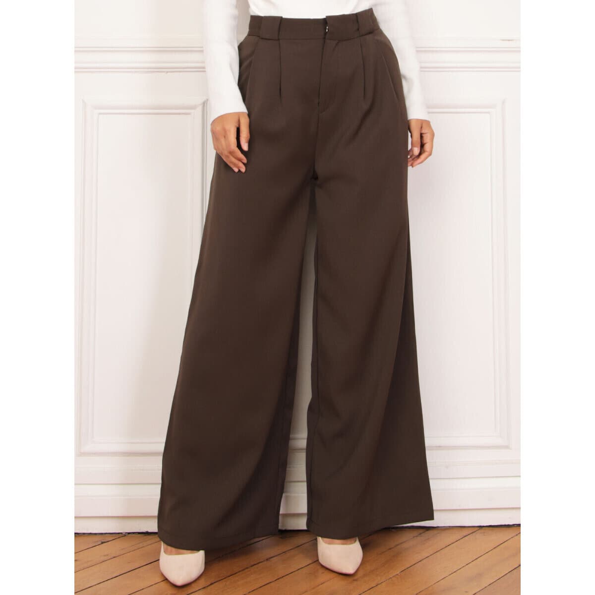 Women's Pants La Modeuse Brown