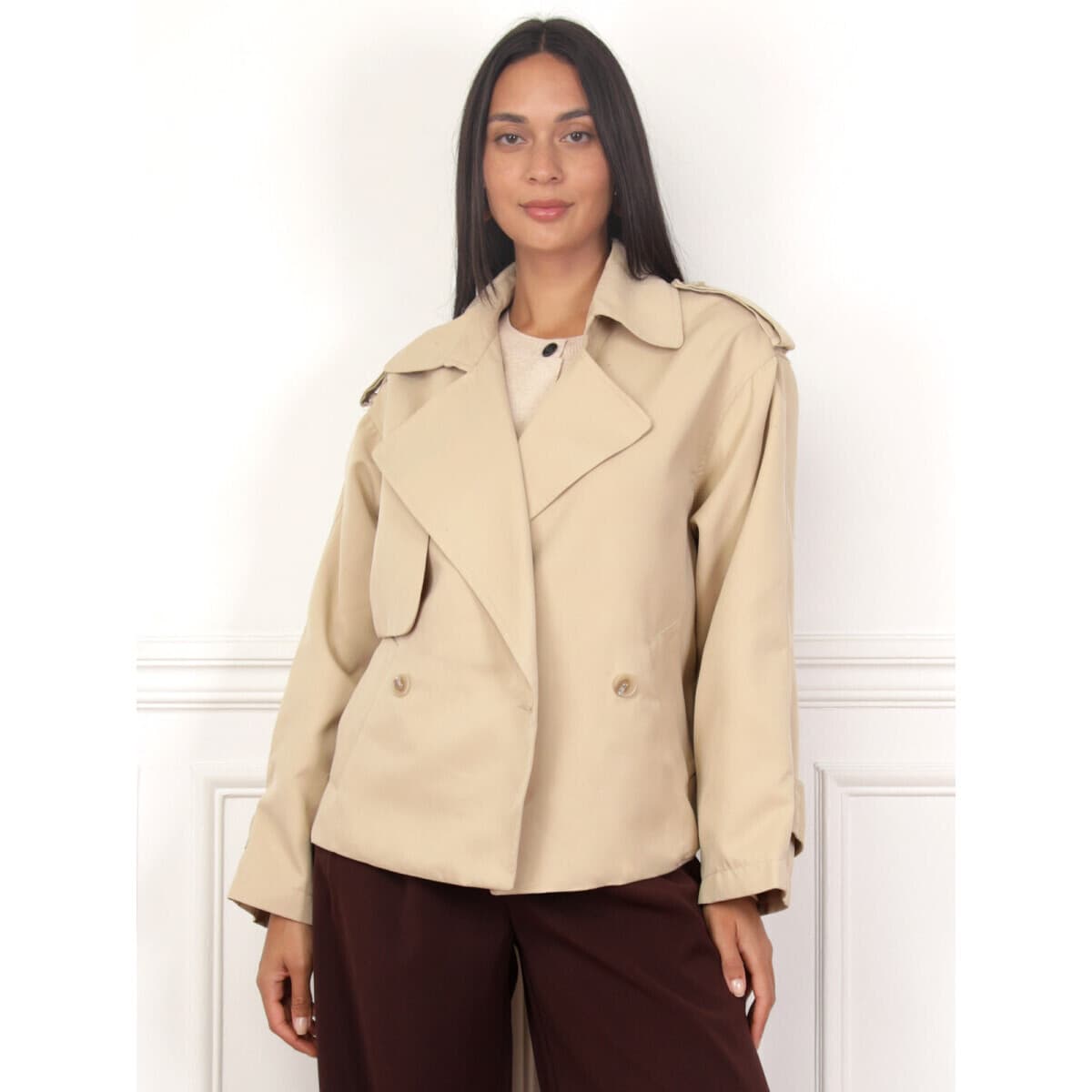 Women's Coats La Modeuse Beige