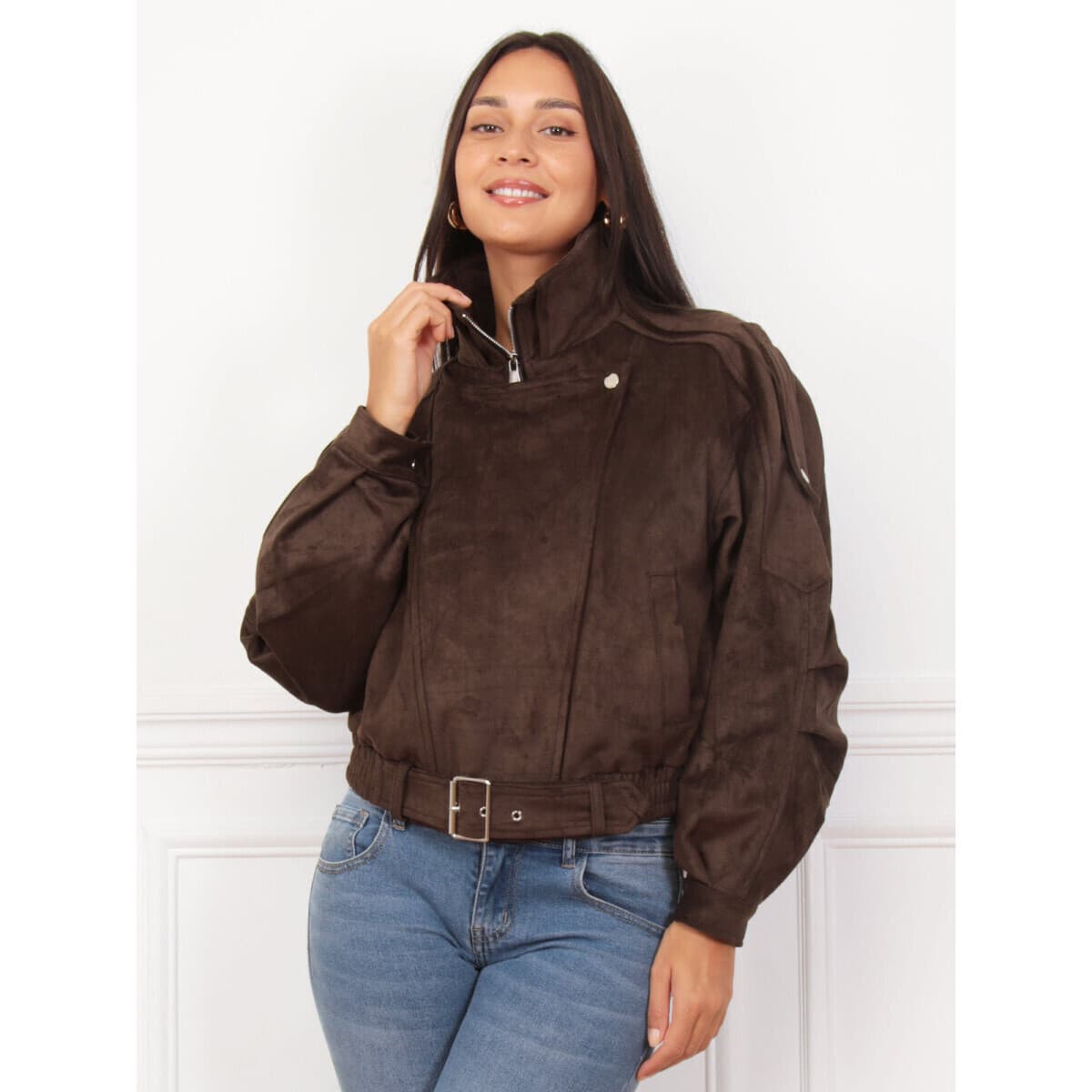 Women's Jackets La Modeuse Brown