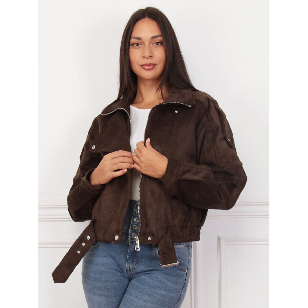 Women's Jackets La Modeuse Brown