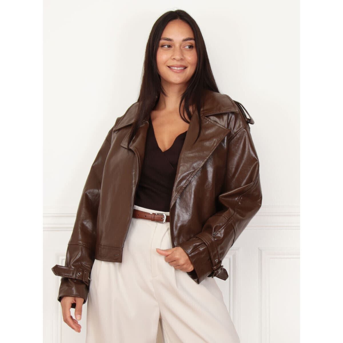 Women's Blazers La Modeuse Brown