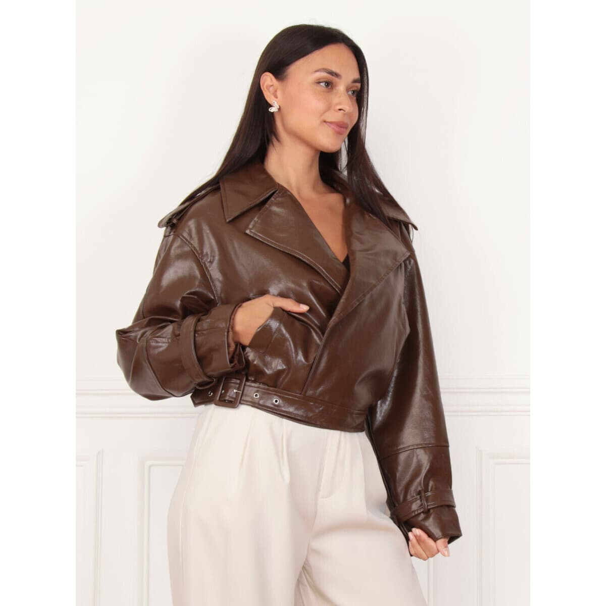 Women's Blazers La Modeuse Brown