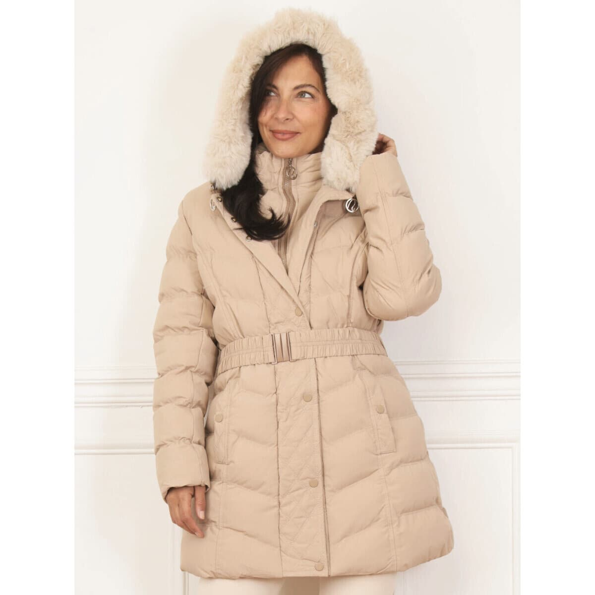 Women's Coats La Modeuse Beige