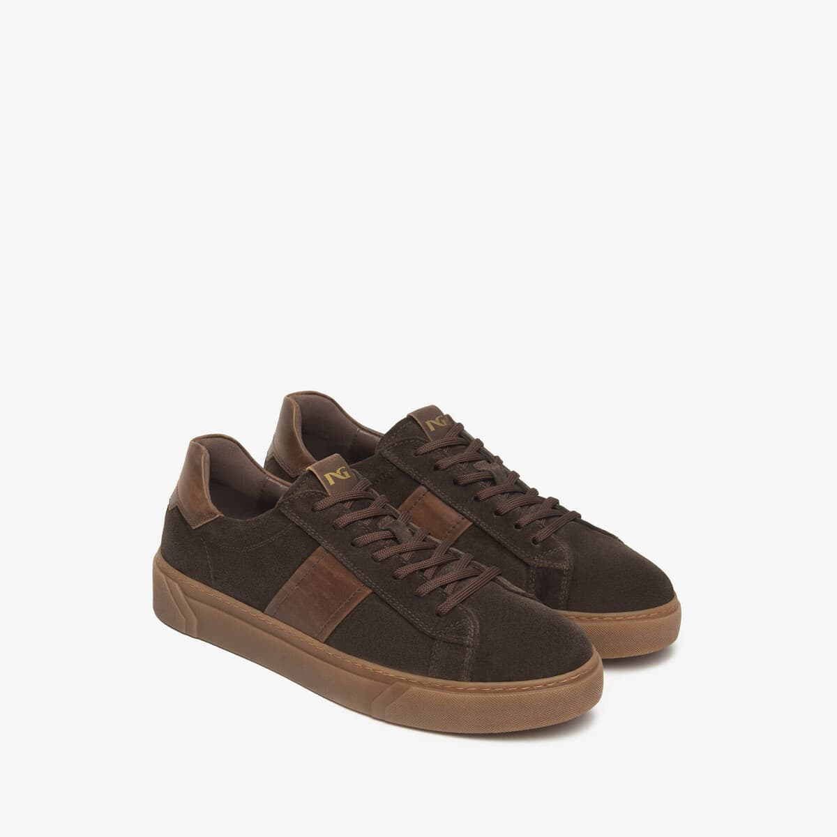 Men's Sneakers NeroGiardini Brown