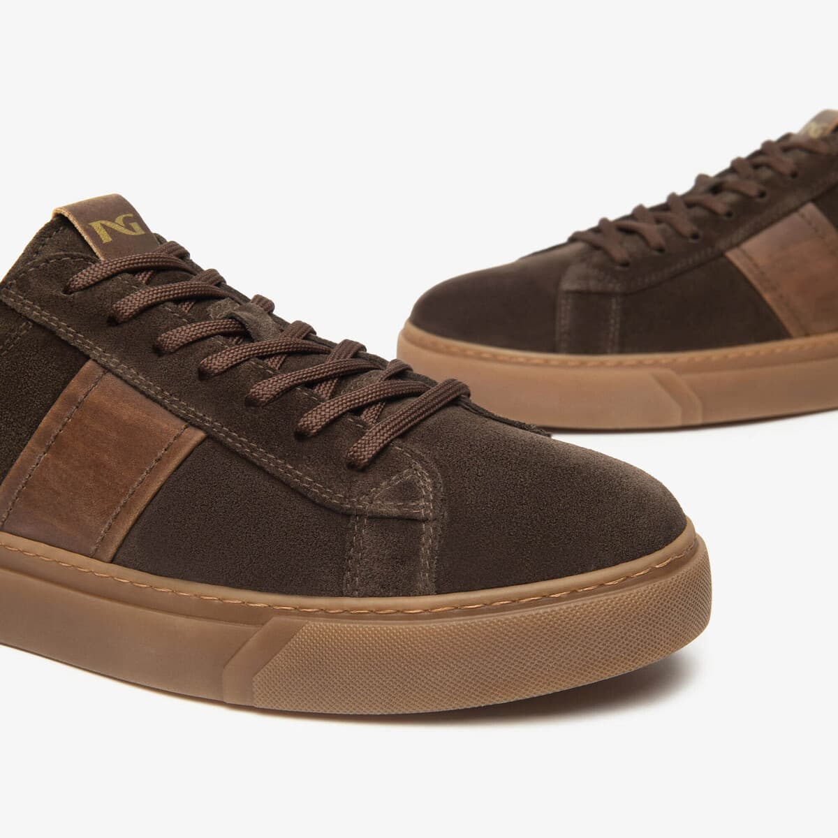 Men's Sneakers NeroGiardini Brown