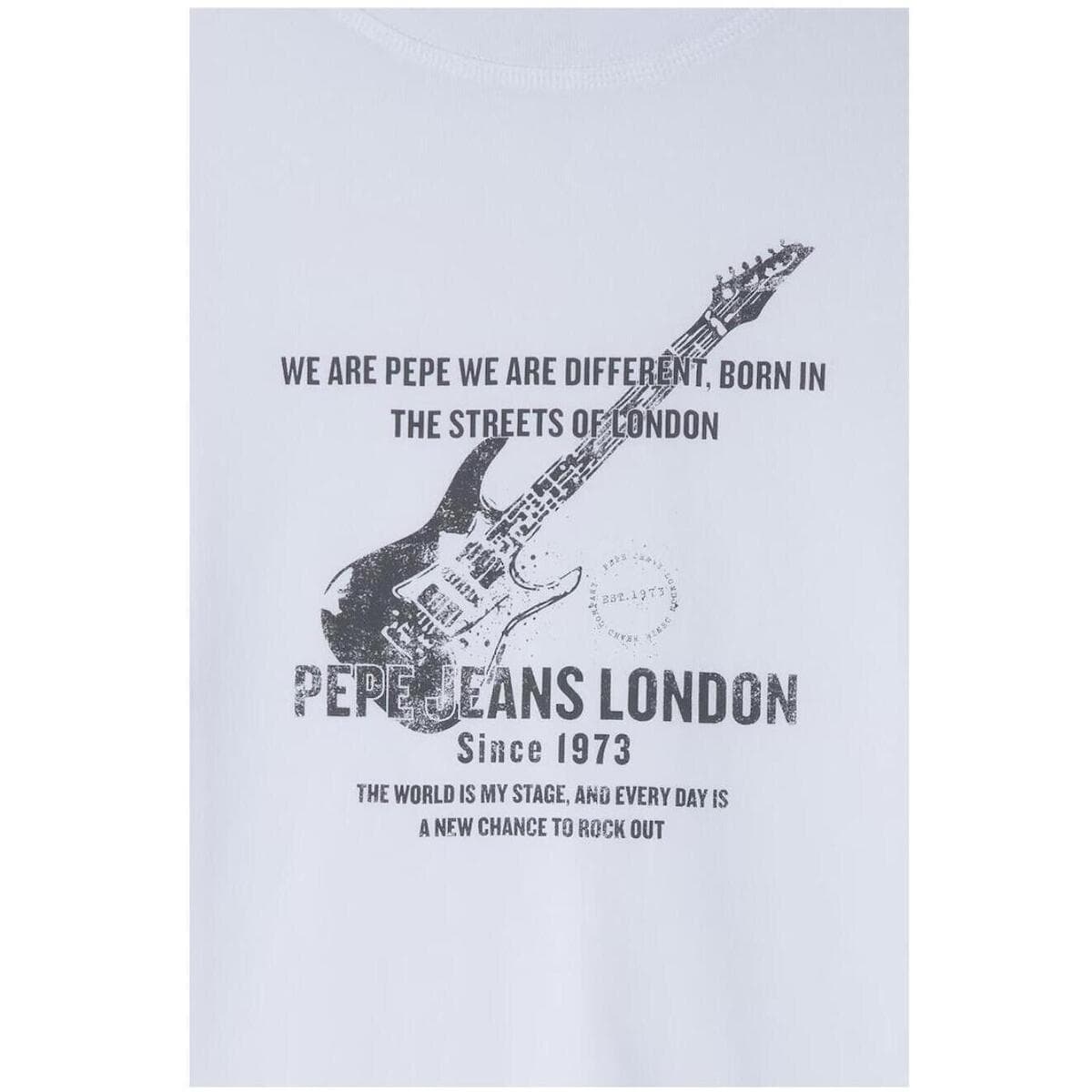 Boys' T-Shirts Pepe Jeans White