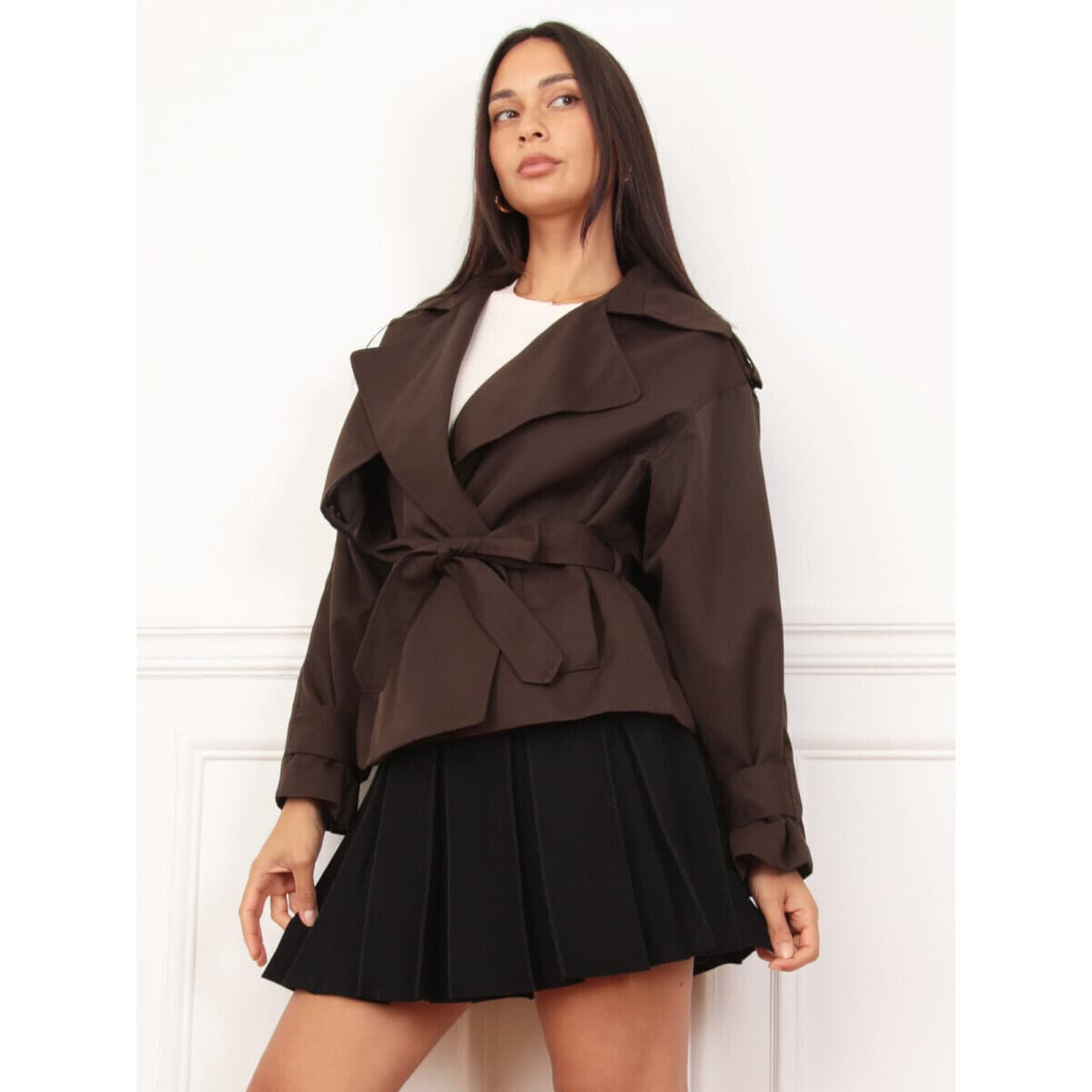 Women's Coats La Modeuse Brown