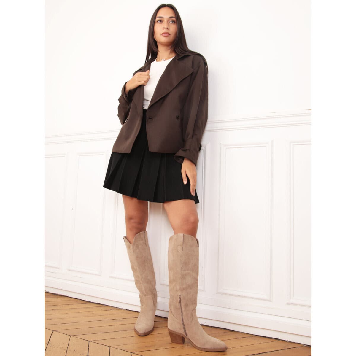 Women's Coats La Modeuse Brown