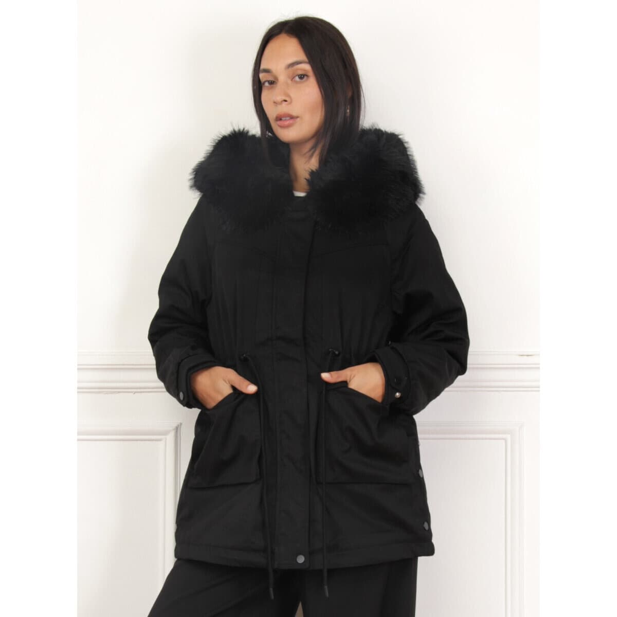 Women's Parkas La Modeuse Black