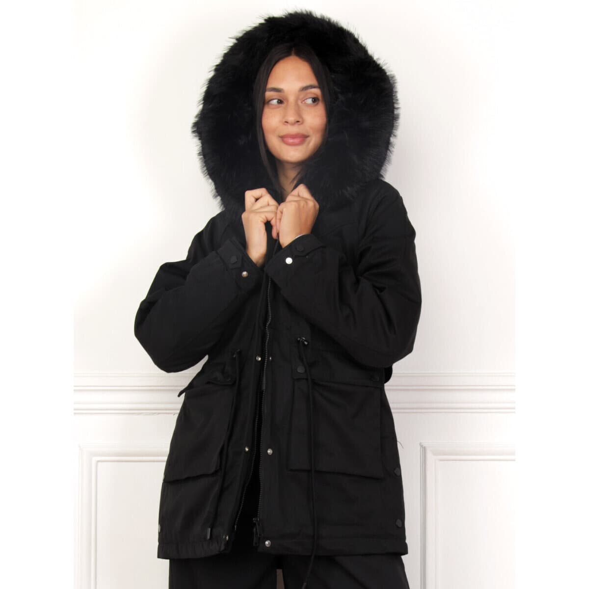 Women's Parkas La Modeuse Black