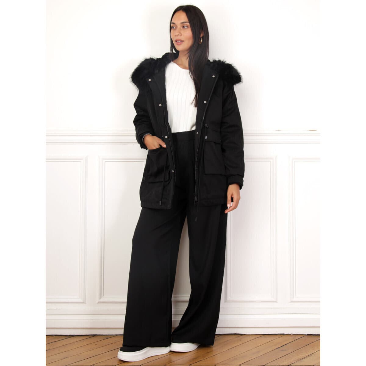 Women's Parkas La Modeuse Black